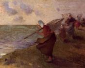 费迪南德 卢瓦扬 : Shrimp Fisherwoman